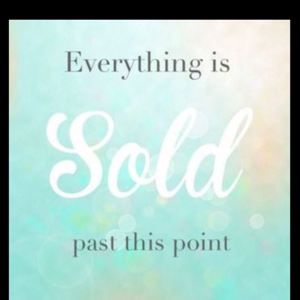 Sold items 👇🏻